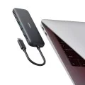 Докинг станция Docking Station 332 (A8355H11) - 5в1, Ултра тънка, HDMI 4K, USB-C - Anker - Черен