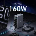 Докинг станция Docking Station Prime 737 (A83B63A1) - 14в1, 160W, Поддръжка на двоен дисплей 4K@60Hz, 10Gbps - Anker - Черен