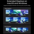 Докинг станция Docking Station Prime (A83B33A1) - 14в1, DisplayLink 8K, Поддръжка на три дисплея, Бързо зареждане 140W - Anker - Сив