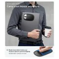 Джоб за мишка Spigen Mouse Sleeve Black LD220 - самозалепващ се - Черен
