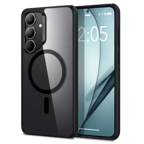 ESR - Classic Hybrid HaloLock - Samsung Galaxy S25 Plus - Clear Black