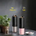 Електрическа мелничка за сол и пипер Deerma Electric Grinder Set (YM01) - регулируема едрина, 175ml - Черна