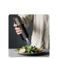 Електрическа мелничка за сол и пипер Deerma Electric Grinder Set (YM01) - регулируема едрина, 175ml - Черна