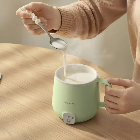 Електрическа термочаша SH01, 500 ml, 300W, бързо загряване, три режима, поддържане на температурата - Deerma - Зелен
