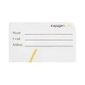 Етикет за куфар Spigen Universal Luggage Tag LF510 (AHP09776) - премиум Velo кожа, сигурно магнитно закопчаване, двойна велкро лента - Черен