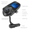 FM модулатор JamLink (MFM4) - Techsuit - Bluetooth, Jack 3.5мм, слот за TF карта, 10–24V - Черно
