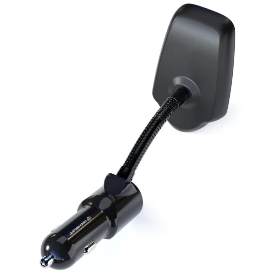 FM модулатор JamLink (MFM4) - Techsuit - Bluetooth, Jack 3.5мм, слот за TF карта, 10–24V - Черно