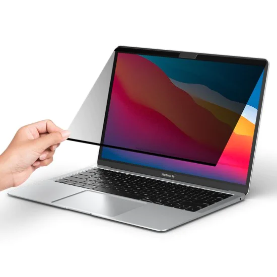 Филтър за поверителност за MacBook Air 13 (2022 / 2024 / 2025) - Safe View Magnetic - Spigen - Черен