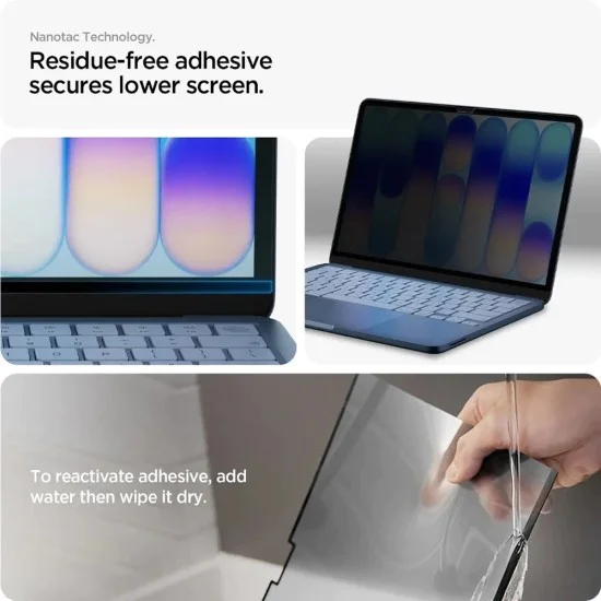 Филтър за поверителност за MacBook Neo 13 - Safe View Magnetic - Spigen - Поверителен (Privacy)