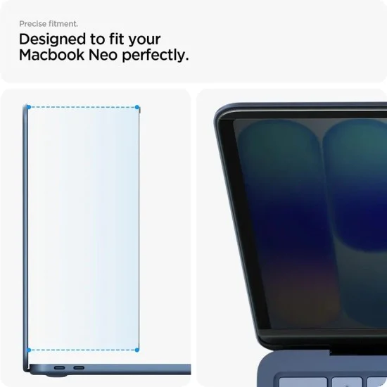 Филтър за поверителност за MacBook Neo 13 - Safe View Magnetic - Spigen - Поверителен (Privacy)