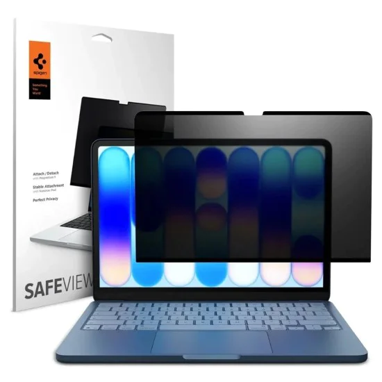 Филтър за поверителност за MacBook Neo 13 - Safe View Magnetic - Spigen - Поверителен (Privacy)