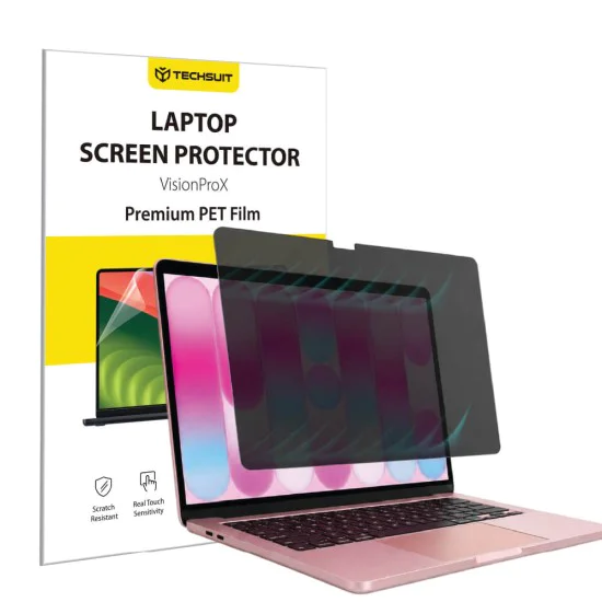 Филтър за поверителност за MacBook Neo 13 - VisionProX Magnetic - Techsuit - Поверителен (Privacy)