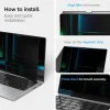 Филтър за поверителност за MacBook Pro 14 (2021-2025) - Safe View Magnetic - Spigen - Черен