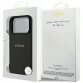 Guess - Grained Gold Ring MagSafe (GUHMP18XPGHSMMK) - iPhone 18 Pro Max / iPhone 17 Pro Max - Black