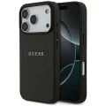 Guess - Grained Gold Ring MagSafe (GUHMP18XPGHSMMK) - iPhone 18 Pro Max / iPhone 17 Pro Max - Black