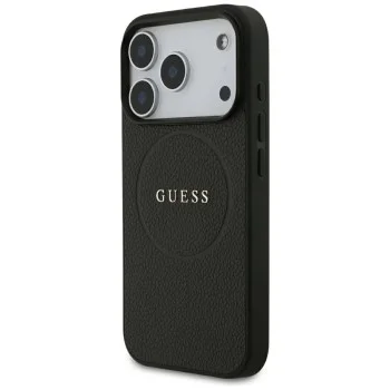 Guess - Grained Gold Ring MagSafe (GUHMP18XPGHSMMK) - iPhone 18 Pro Max / iPhone 17 Pro Max - Black