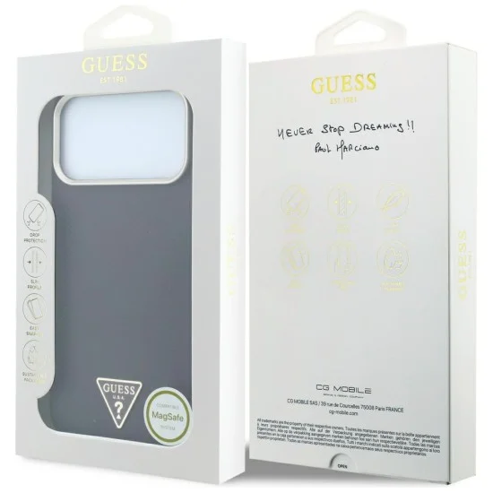 Guess - Kevlar Triangle Logo MagSafe (GUHMP18X6PWKSGTU) - iPhone 18 Pro Max / iPhone 17 Pro Max - Burgundy