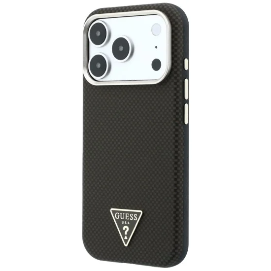 Guess - Kevlar Triangle Logo MagSafe (GUHMP18X6PWKSGTW) - iPhone 18 Pro Max / iPhone 17 Pro Max - Brown