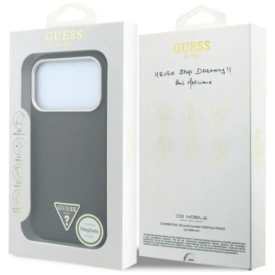 Guess - Kevlar Triangle Logo MagSafe (GUHMP18X6PWKSGTW) - iPhone 18 Pro Max / iPhone 17 Pro Max - Brown