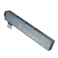 Хъб 4 в 1 Borofone (FH1A) - Type-C към 3x USB 2.0, 1x USB 3.0, алуминиева сплав, Plug&Play, до 5Gbps - Сив