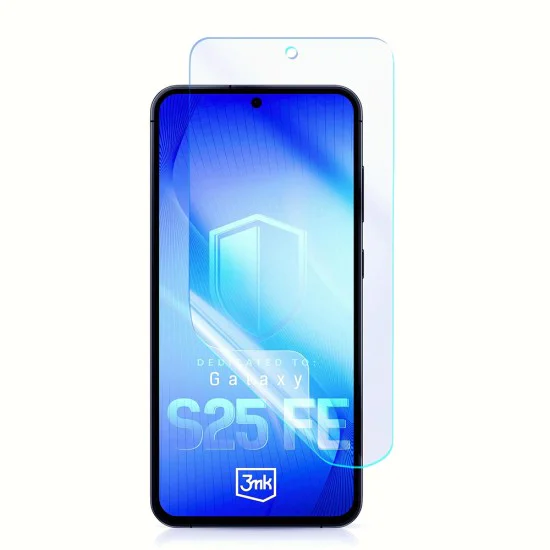 Хибридно стъкло за Samsung Galaxy S25 FE - 3mk FlexibleGlass - Прозрачно