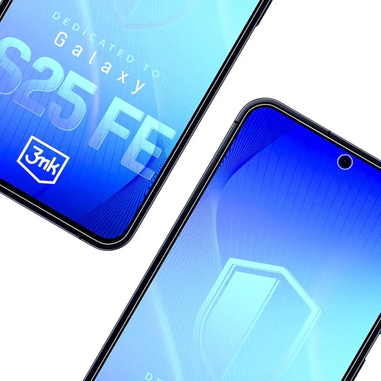 Хибридно стъкло за Samsung Galaxy S25 FE - 3mk FlexibleGlass - Прозрачно