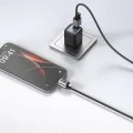 Кабел за данни 4 в 1 Mcdodo Extreme Energy Series (CA-6560) - с магнитни накрайници, USB-C/USB-A към USB-C/Lightning, 60W, 1.2m - Черен
