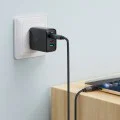 Кабел за данни C10-03 – Acefast, тип-C към тип-C, 60 W, високоскоростно зареждане, 1,2 м – черен