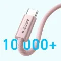 Кабел за данни Data Cable Zolo (A8060H12) - Type-C към Type-C, Ултрабързо зареждане, 240W, PD 3.1, Плетена оплеталкa, Устойчив на замърсяване, 1.8m - Anker - Черен