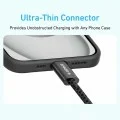 Кабел за данни Data Cable Zolo (A8060H12) - Type-C към Type-C, Ултрабързо зареждане, 240W, PD 3.1, Плетена оплеталкa, Устойчив на замърсяване, 1.8m - Anker - Черен