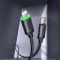 Кабел за данни Mcdodo (CA-4820) - USB-C към Lightning, найлонова оплетка, алуминиева сплав, 36W, 1m - Черен