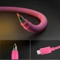 Кабел за данни Spigen Data Cable Essential EB6010CC - Type-C към Type-C, 60W, 1m - Розов
