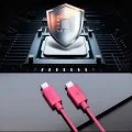 Кабел за данни Spigen Data Cable Essential EB6010CC - Type-C към Type-C, 60W, 1m - Розов