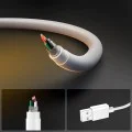 Кабел за данни Spigen Data Cable Essential EB6015AC - Type-C към USB, 60W - Бял