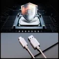Кабел за данни Spigen Data Cable Essential EB6015AC - Type-C към USB, 60W - Бял