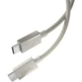 Кабел за данни Spigen Data Cable Essential EB6015CC - Type-C към Type-C, 60W - Естествен титан