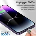 Кабел за данни Yesido (CA199) - USB-C към Lightning, 27W, 3A, 1.2m, цинкова сплав, оплетена оплетка - Черен