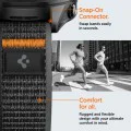 Каишка 22mm за Garmin Venu 2/3/4 (45mm), Forerunner 255/265 - Spigen Athlex Air - Черна / Оранжева