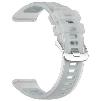 Каишка 22mm за Samsung Galaxy Watch (46mm), Huawei Watch GT/GT 2 (46mm) - Techsuit Watchband (W084) - Бяла