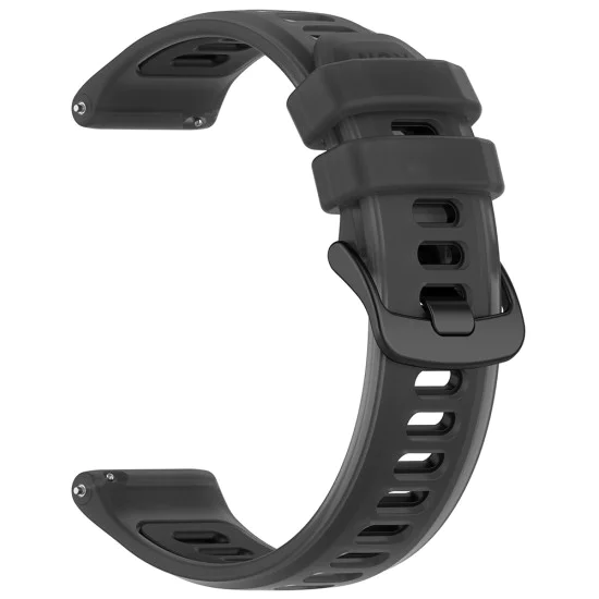 Каишка 22mm за Samsung Galaxy Watch (46mm), Huawei Watch GT/GT 2 (46mm) - Techsuit Watchband (W084) - Черна