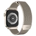 Каишка за Apple Watch 1/2/3/4/5/6/7/8/9/10/11/SE/SE 2/SE 3 (38/40/41/42mm) - UNIQ Dante Series - Звездна светлина (Starlight)