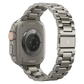 Каишка за Apple Watch 12/11/10/9/8/7/SE (3/2/1 Gen)/6/5/4 (44/45mm) / Ultra 4/3/2/1 (46/49mm) Modern Fit (AMP09105) - Spigen - Натурален