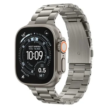 Каишка за Apple Watch 12/11/10/9/8/7/SE (3/2/1 Gen)/6/5/4 (44/45mm) / Ultra 4/3/2/1 (46/49mm) Modern Fit (AMP09105) - Spigen - Натурален