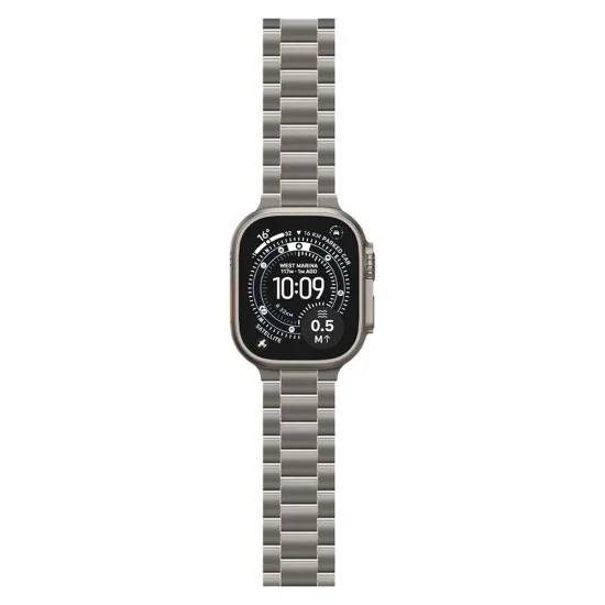 Каишка за Apple Watch 12/11/10/9/8/7/SE (3/2/1 Gen)/6/5/4 (44/45mm) / Ultra 4/3/2/1 (46/49mm) Modern Fit (AMP09105) - Spigen - Натурален