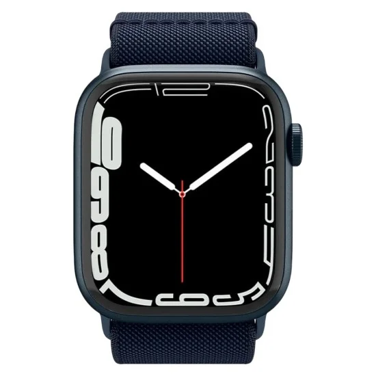 Каишка за Apple Watch 12/11/10/9/8/7/SE (3/2/1 Gen)/6/5/4 (44mm/45mm) / Ultra 4/3/2/1 (46mm/49mm) Lite Fit (AMP02287) - Spigen - Тъмносин