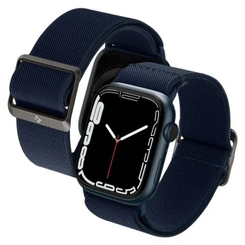 Каишка за Apple Watch 12/11/10/9/8/7/SE (3/2/1 Gen)/6/5/4 (44mm/45mm) / Ultra 4/3/2/1 (46mm/49mm) Lite Fit (AMP02287) - Spigen - Тъмносин