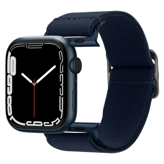 Каишка за Apple Watch 12/11/10/9/8/7/SE (3/2/1 Gen)/6/5/4 (44mm/45mm) / Ultra 4/3/2/1 (46mm/49mm) Lite Fit (AMP02287) - Spigen - Тъмносин