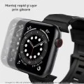 Каишка за Apple Watch 12/11/10/9/8/7/SE (3/2/1 Gen)/6/5/4 / Ultra 4/3/2/1 (44/45/46/49mm) Rugged Band (AMP02854) - Spigen - Матиран черен