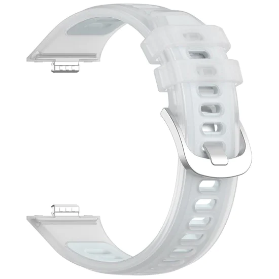 Каишка за Huawei Watch Fit 3 / 4 / 4 Pro / 5 / 5 Pro - Techsuit Watchband (W084) - Бяла
