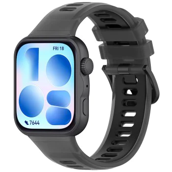 Каишка за Huawei Watch Fit 3 / 4 / 4 Pro / 5 / 5 Pro - Techsuit Watchband (W084) - Черна